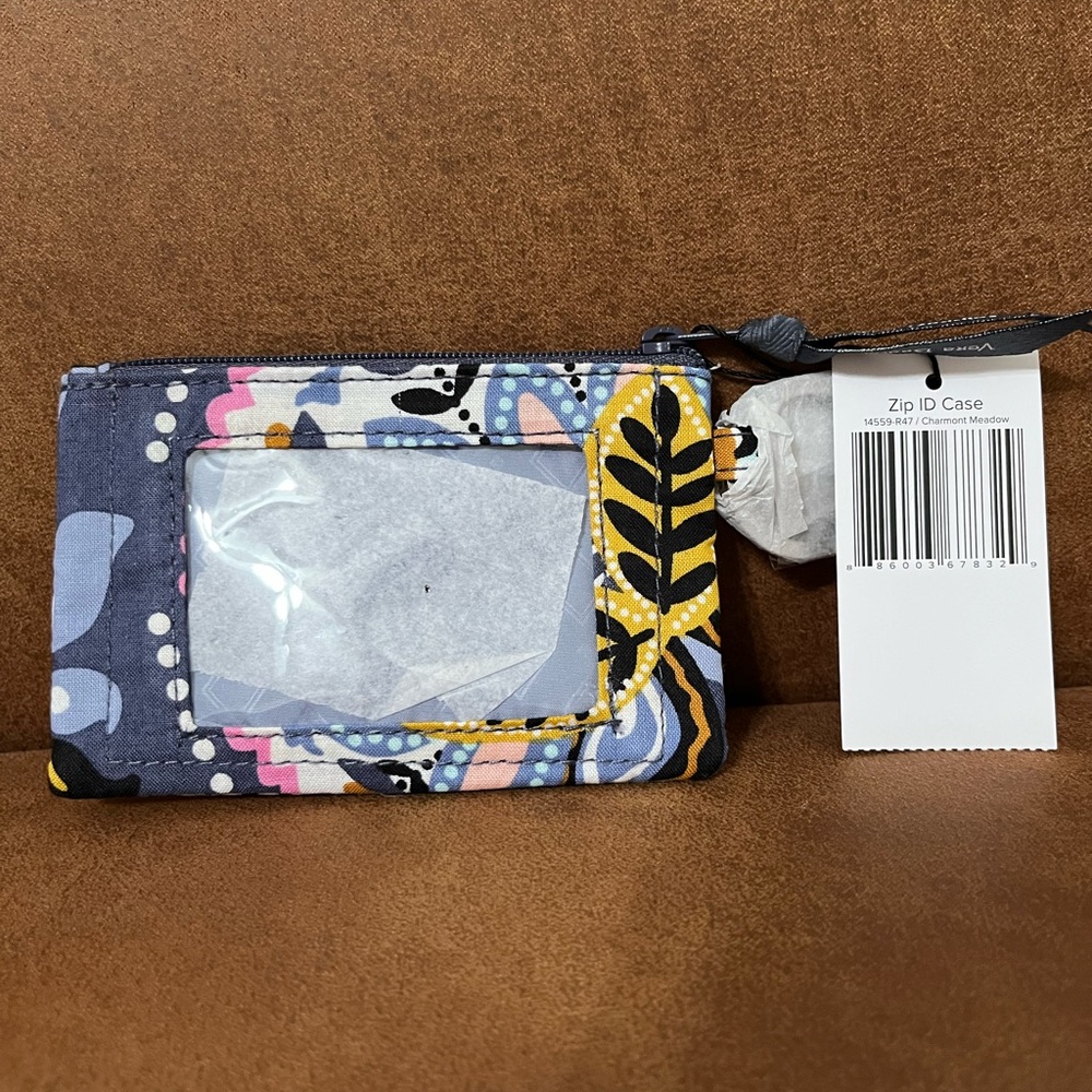 Vera Bradley Zip ID Case in Charmont Meadow NWT